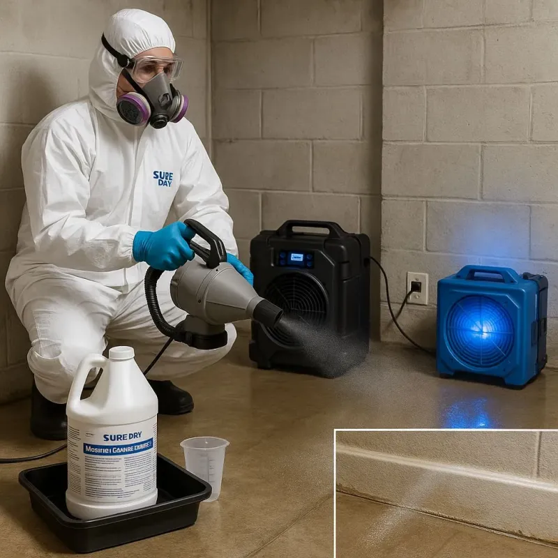 Sanitization and Odor Removal process in Harveys Lake, PA