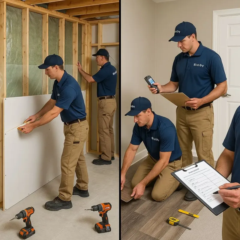 Repairs and Reconstruction process in Harveys Lake, PA