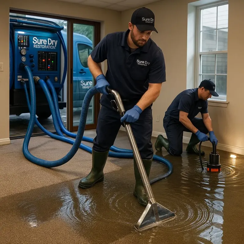 Water Extraction and Removal process in Harveys Lake, PA
